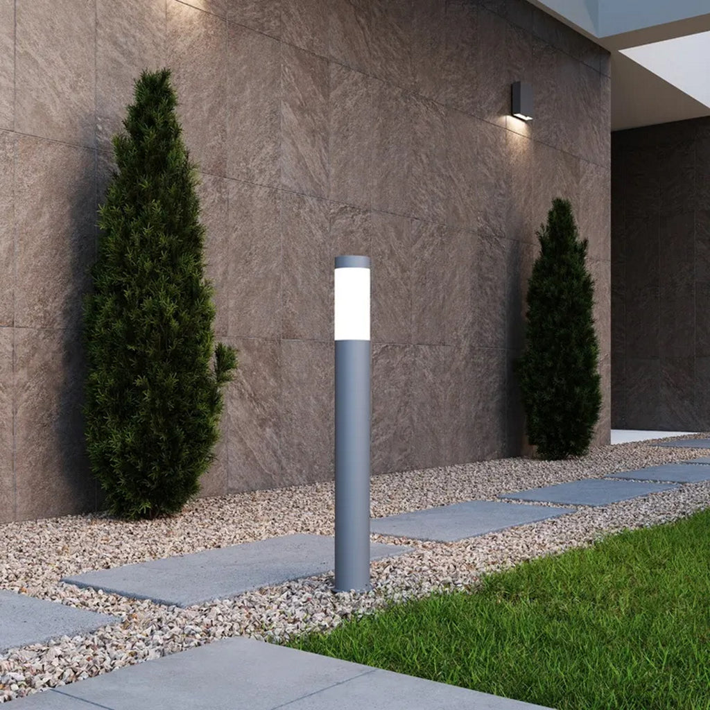 Bolared Columns Round Column LED Bollard By Sonneman Lighting