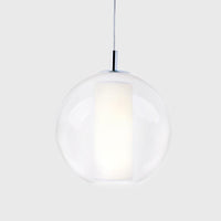 Ilu Pendant Light by Viso, Color: Clear, Copper, Silver, Gold, Finish: Green, White, Orange, Red, Size: Small, Medium, Large | Casa Di Luce Lighting