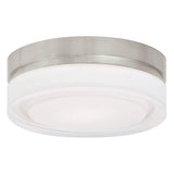 Cirque Small Ceiling Light by Tech Lighting, Finish: Nickel Satin, Light Option: 277 Volt LED, Color Temperature: 2700K | Casa Di Luce Lighting