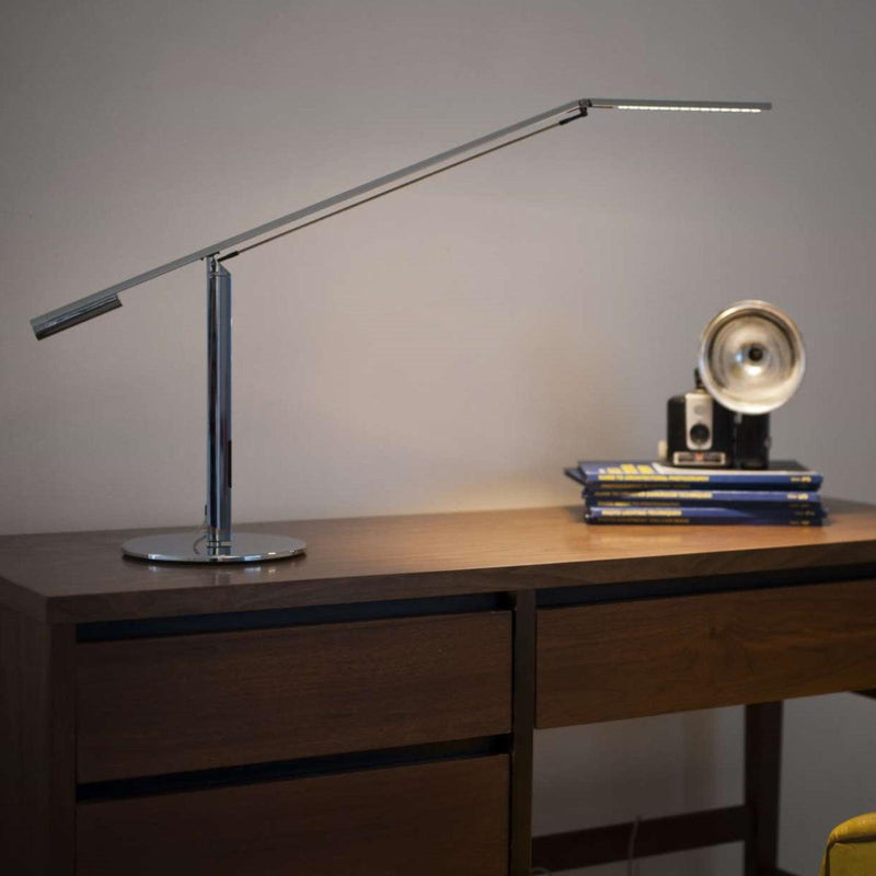 Equo Gen 3 Chrome Desk Lamp by Koncept, Title: Default Title, ,  | Casa Di Luce Lighting