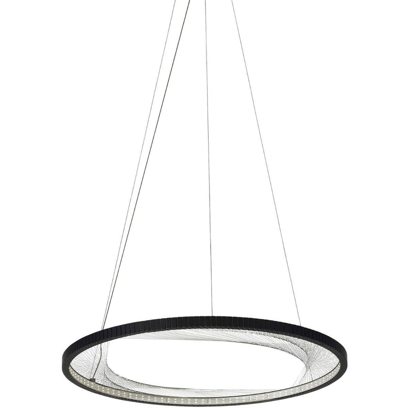 Interlace Medium LED Suspension by Tech Lighting, Finish: Black, Light Option: 277 Volt LED,  | Casa Di Luce Lighting