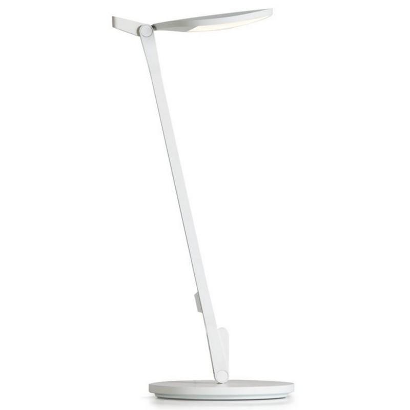 Matte White Splitty LED Desk Lamp by Koncept