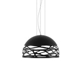 Kelly Dome Pendant by Lodes, Finish: Black Matte, Size: Small,  | Casa Di Luce Lighting