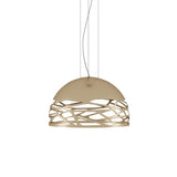 Kelly Dome Pendant by Lodes, Finish: Champagne, Size: Small,  | Casa Di Luce Lighting