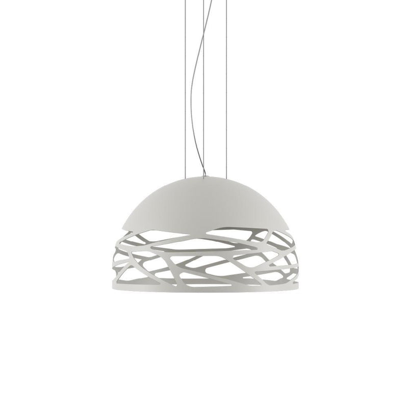Kelly Dome Pendant by Lodes, Finish: White Matte, Size: Small,  | Casa Di Luce Lighting
