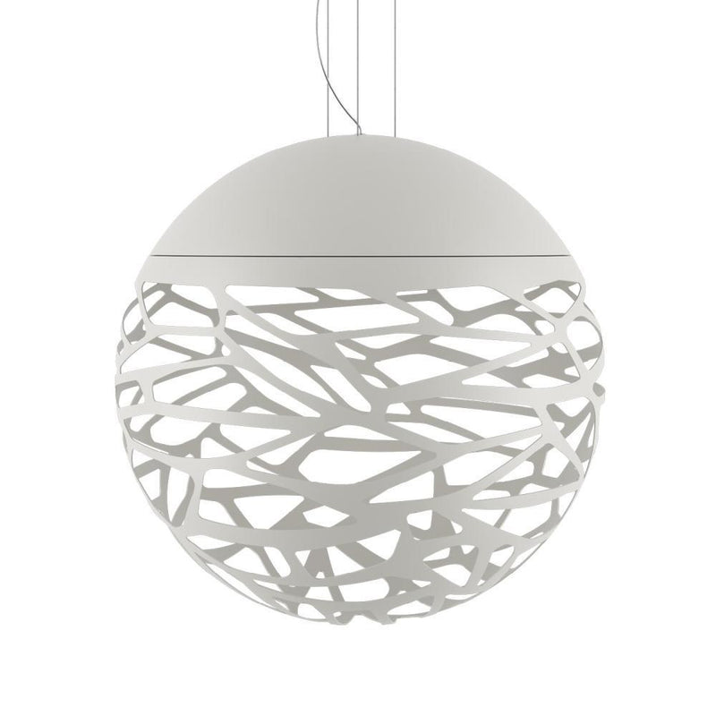 Kelly Sphere Pendant by Lodes, Finish: White Matte, Size: Large,  | Casa Di Luce Lighting