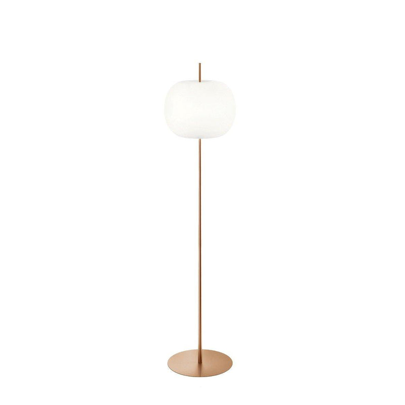Kushi XL Floor Lamp by Kundalini, Finish: Copper, ,  | Casa Di Luce Lighting