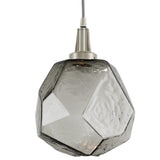 Gem Pendant Light by Hammerton, Color: Smoke, Finish: Metallic Beige Silver,  | Casa Di Luce Lighting