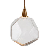 Gem Pendant Light by Hammerton, Color: Clear, Finish: Bronze Oil Rubbed,  | Casa Di Luce Lighting