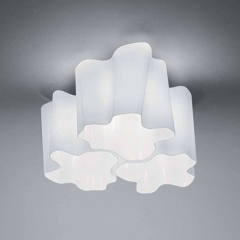 Logico Triple Nested Ceiling Light by Artemide, Color: White, Size: Mini,  | Casa Di Luce Lighting