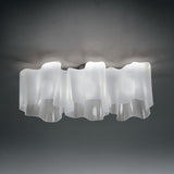 Logico Triple Linear Ceiling Light by Artemide, Color: White, Size: Mini,  | Casa Di Luce Lighting