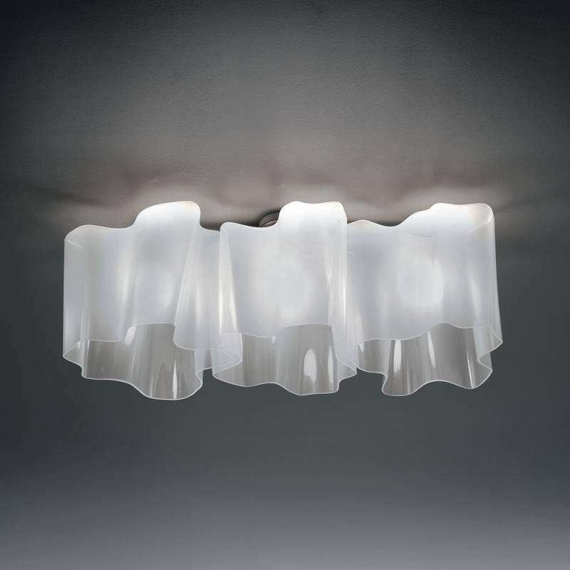 Logico Triple Linear Ceiling Light by Artemide, Color: White, Size: Large,  | Casa Di Luce Lighting