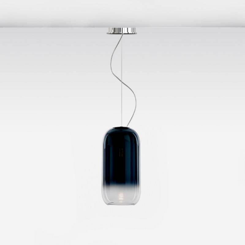 Gople Suspension Lamp by Artemide, Color: Blue Gradient-Artemide, Size: Medium,  | Casa Di Luce Lighting