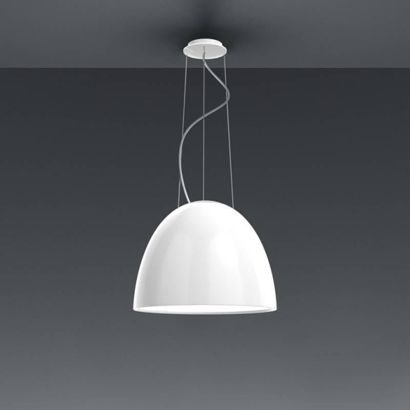 Nur Pendant Light by Artemide, Finish: Glossy White, Light Option: Incandescent,  | Casa Di Luce Lighting