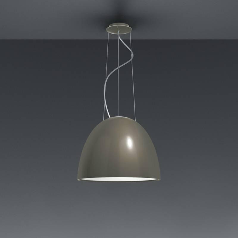 Nur Pendant Light by Artemide, Finish: Glossy Grey, Light Option: Incandescent,  | Casa Di Luce Lighting