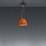 Nur Mini Pendant by Artemide, Finish: Glossy Orange, Light Option: Incandescent,  | Casa Di Luce Lighting