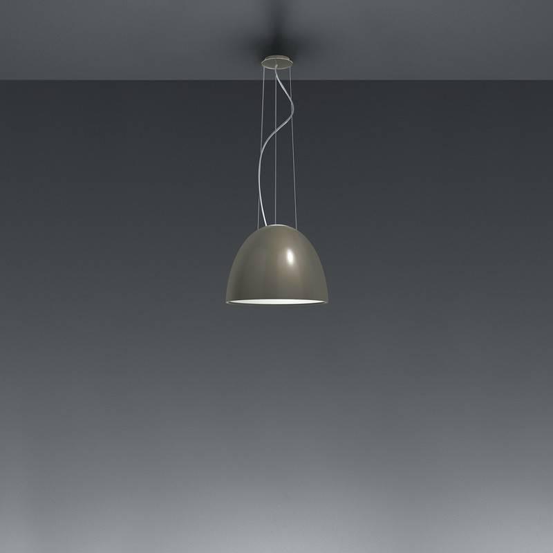 Nur Mini Pendant by Artemide, Finish: Glossy Grey, Light Option: LED,  | Casa Di Luce Lighting