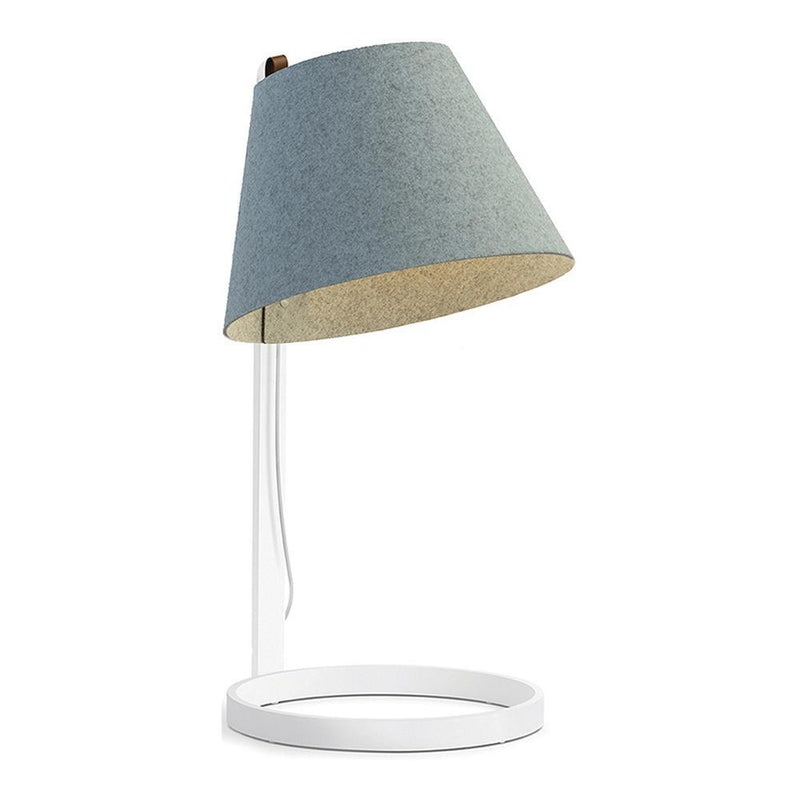 Lana Table Lamp by Pablo, Color: Arctic Blue/Grey, Finish: White, Size: Mini | Casa Di Luce Lighting