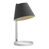 Lana Table Lamp by Pablo, Color: Charcoal/Grey, Finish: Chrome, Size: Mini | Casa Di Luce Lighting