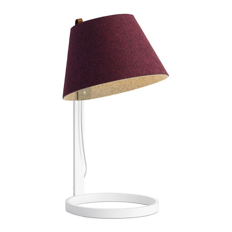 Lana Table Lamp by Pablo, Color: Plum/Grey, Finish: White, Size: Mini | Casa Di Luce Lighting