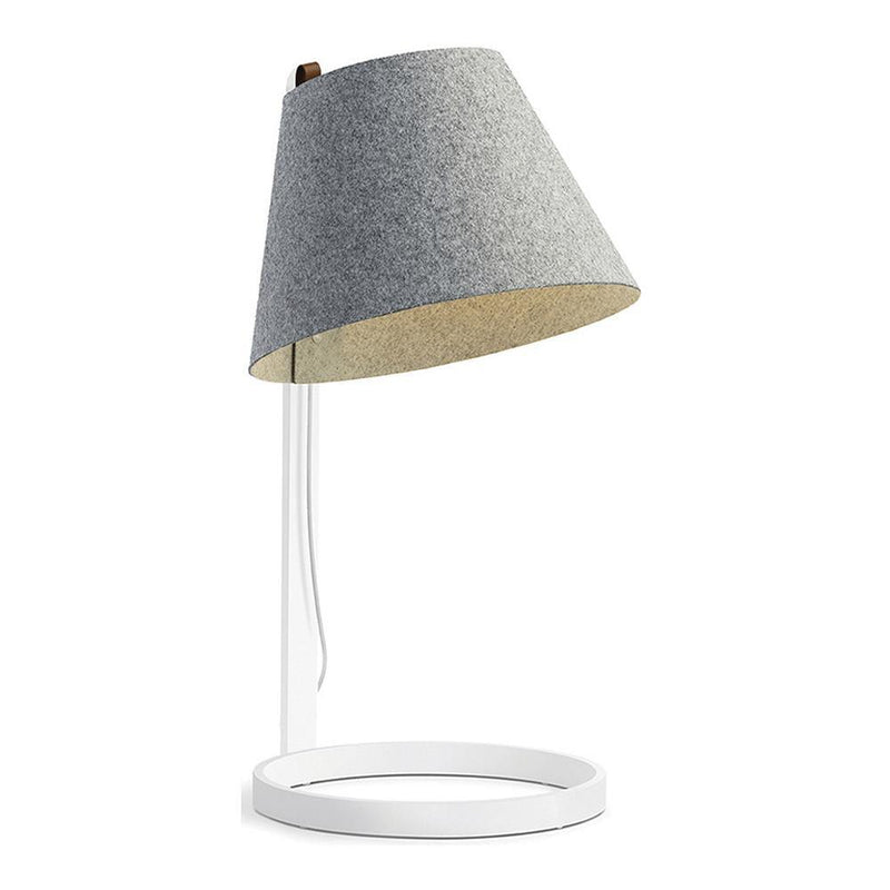 Lana Table Lamp by Pablo, Color: Stone/Grey, Finish: White, Size: Large | Casa Di Luce Lighting
