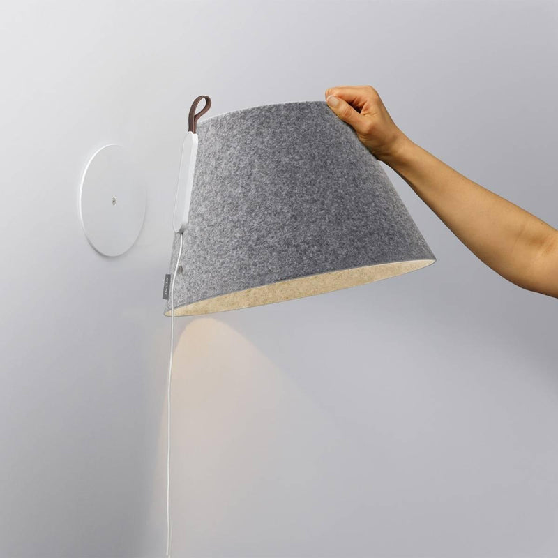 Lana Wall Sconce by Pablo, Color: Stone/Grey, Charcoal/Grey, Arctic Blue/Grey, Moss/Grey, Plum/Grey, Size: Mini, Small, Large,  | Casa Di Luce Lighting