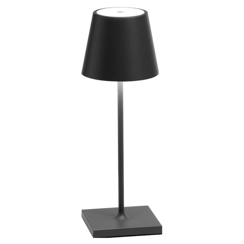 Dark Grey Poldina Mini Table Lamp by Ai Lati