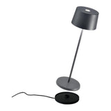Olivia Battery Operated Table Lamp by Ai Lati, Finish: Dark Grey-Ai Lati, ,  | Casa Di Luce Lighting