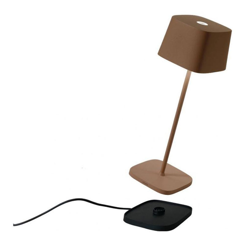 Ofelia Battery Operated Table Lamp by Ai Lati, Finish: Rust-Ai Lati, ,  | Casa Di Luce Lighting