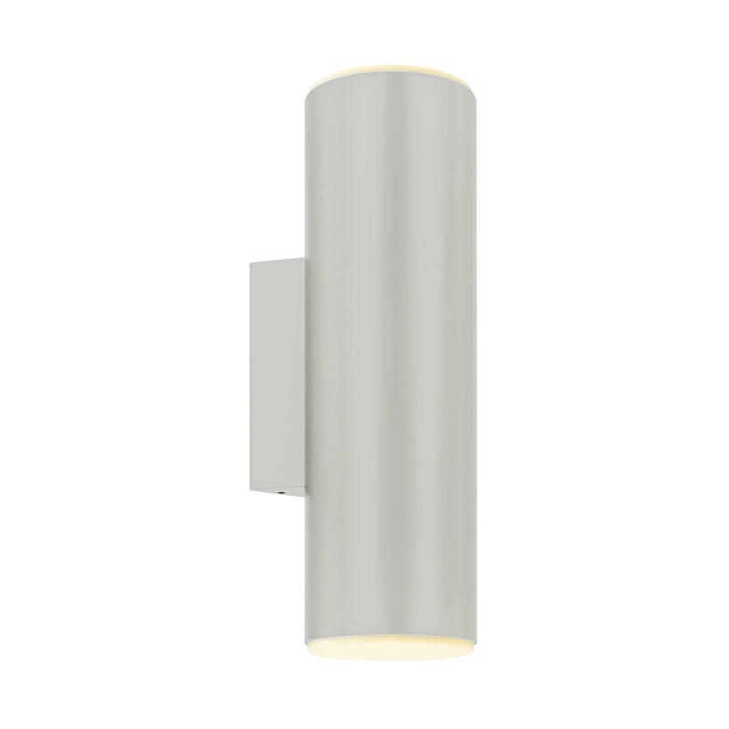 LEDWALL Round Cylinder Wall Light - Silver Grey