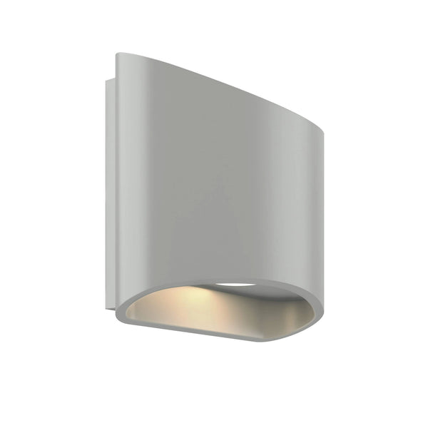 Harlow Outdoor Wall Light - Silver Grey
