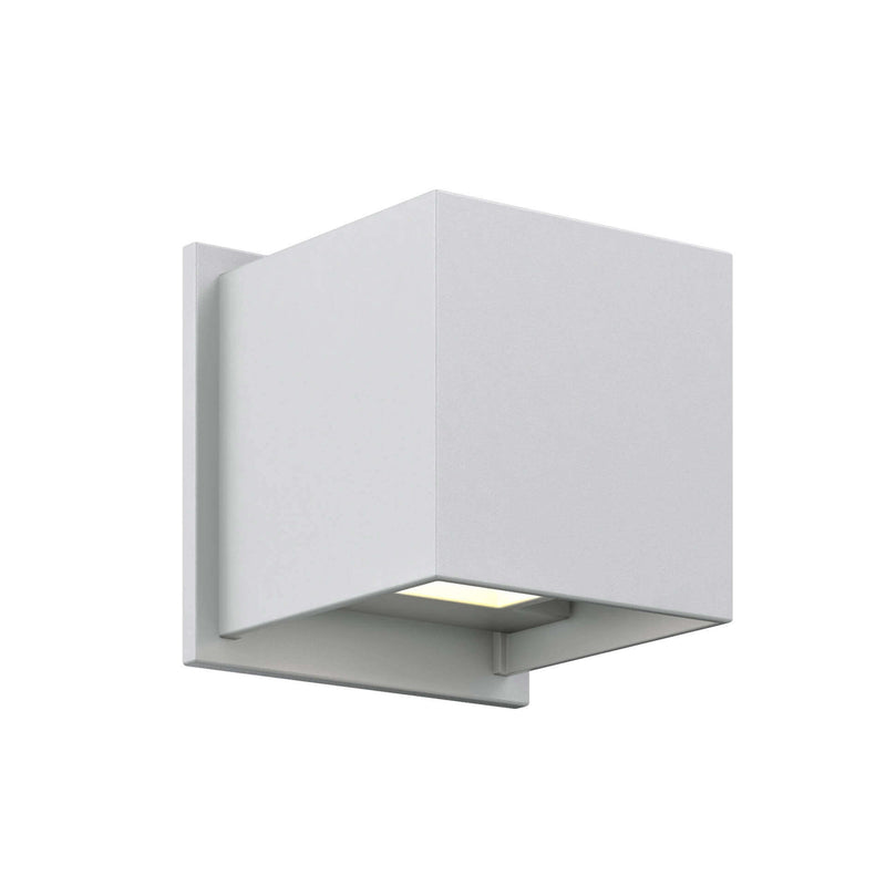 LEDWALL Square Directional Wall Sconce - Silver Grey