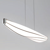 Lenis LED Linear Suspension by Cerno, Finish: Walnut Dark Stained, Color Temperature: 2700K,  | Casa Di Luce Lighting