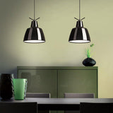Clochef S Pendant by Leucos, Color: Varnished Brushed Copper-Leucos, Gloss Black-Accord, Gloss White, Light Option: E26, LED,  | Casa Di Luce Lighting