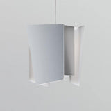 Levis LED Pendant by Cerno, Color: Brushed Aluminum-Page One, Color Temperature: 3500K, Size: Small | Casa Di Luce Lighting