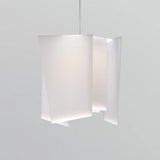 Levis LED Pendant by Cerno, Color: Frosted Polymer, Color Temperature: 3500K, Size: Small | Casa Di Luce Lighting