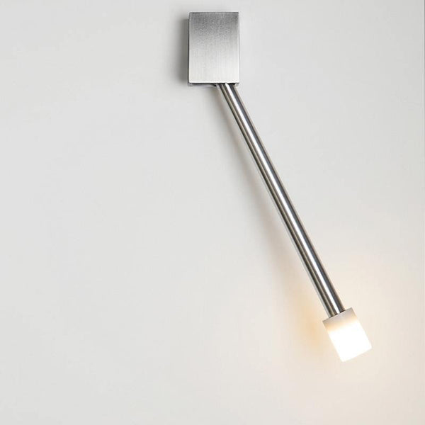 Libri LED Direct Mount Plug-In Wall Sconce by Cerno, Finish: Aluminum Brushed, White, Wall Mount Plug In Backplate: Brushed Aluminium, Walnut, White, Position: Right, Left | Casa Di Luce Lighting