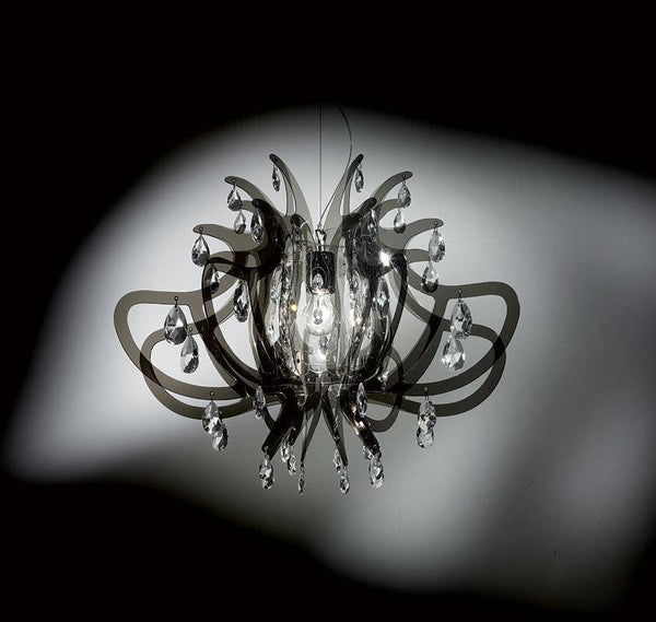 Lillibet Mini Chandelier by Slamp, Color: Black, Transparent, White, Fume-Slamp, ,  | Casa Di Luce Lighting
