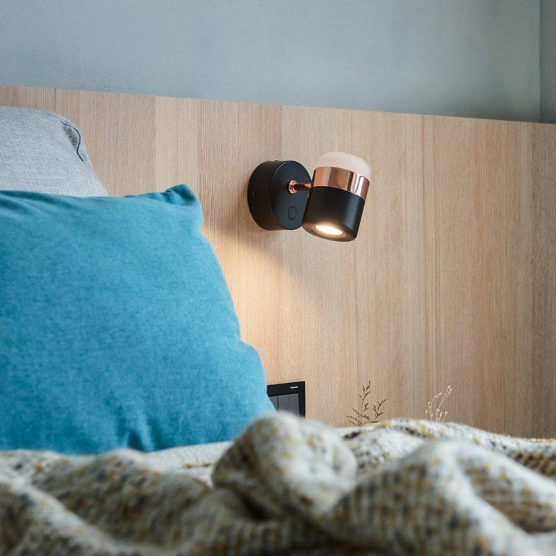 Ling Wall Sconce by Seed Design, Finish: Black/Copper, White/Brass, ,  | Casa Di Luce Lighting