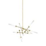 Linger 12-Light Abstract Chandelier by Tech Lighting, Finish: Natural Brass, ,  | Casa Di Luce Lighting