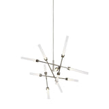 Linger 12-Light Abstract Chandelier by Tech Lighting, Finish: Nickel Polished, ,  | Casa Di Luce Lighting