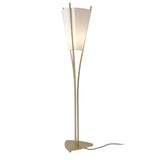 Curve Floor Lamp by CVL, Finish: Satin Brass, Size: Small,  | Casa Di Luce Lighting