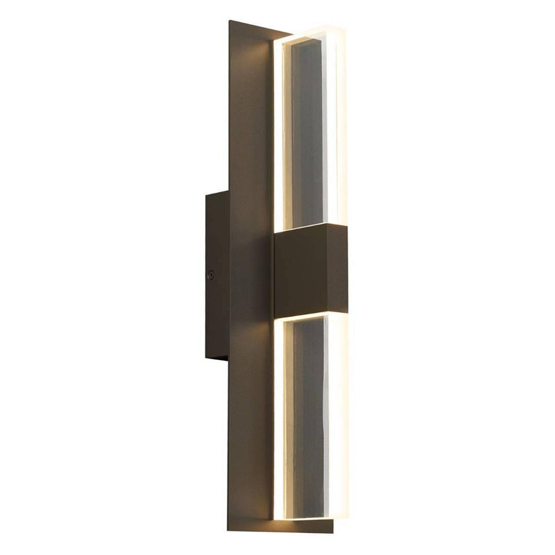 Lyft 18 Outdoor LED Wall Sconce by Tech Lighting, Finish: Bronze, Color Temperature: 3000K,  | Casa Di Luce Lighting