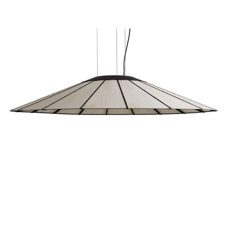 Banga Pendant Lamp by LZF Lamps, Size: Large, Wood Color: White Ivory-LZF,  | Casa Di Luce Lighting