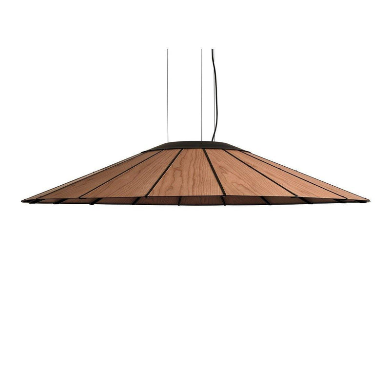 Banga Pendant Lamp by LZF Lamps, Size: Large, Wood Color: Chocolate-LZF,  | Casa Di Luce Lighting