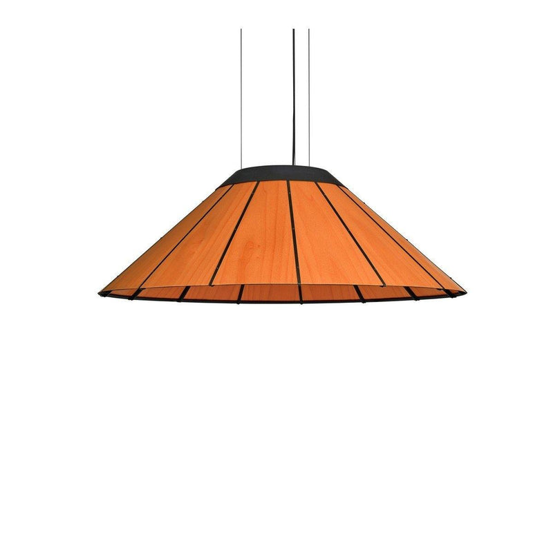 Banga Pendant Lamp by LZF Lamps, Size: Medium, Wood Color: Orange-LZF,  | Casa Di Luce Lighting