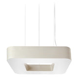 Cuad Pendant by LZF Lamps, Wood Color: White Ivory-LZF, ,  | Casa Di Luce Lighting