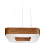 Cuad Pendant by LZF Lamps, Wood Color: Cherry-LZF, ,  | Casa Di Luce Lighting