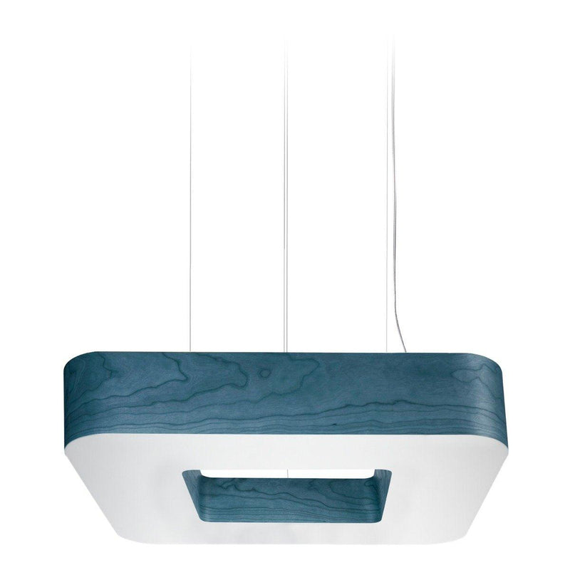 Cuad Pendant by LZF Lamps, Wood Color: Blue-LZF, ,  | Casa Di Luce Lighting