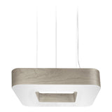Cuad Pendant by LZF Lamps, Wood Color: Grey-LZF, ,  | Casa Di Luce Lighting
